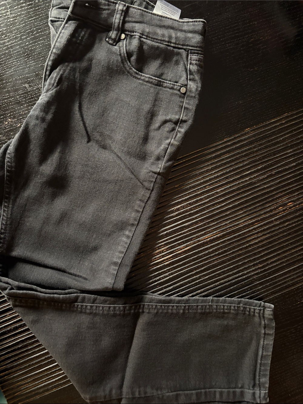 Joe's Jeans Black Slim Straight Jeans